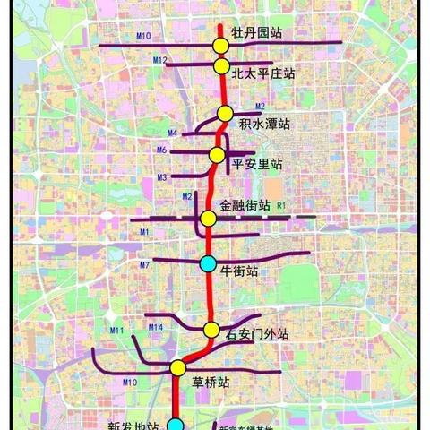 最新北京地铁线路图解析